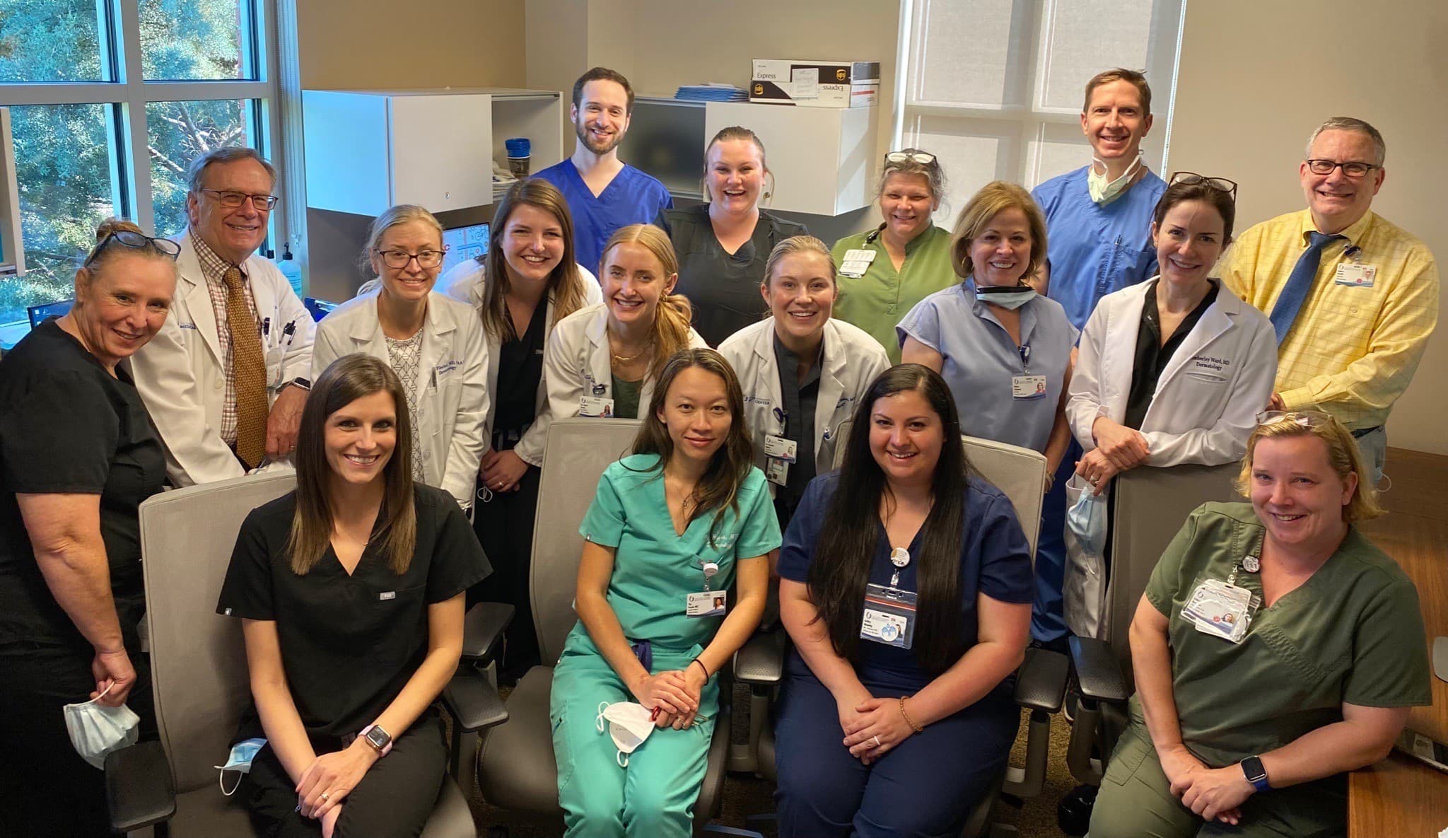 Group picture of UMMC Dermatology staff
